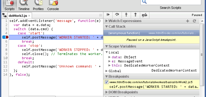 Keyboard shortcuts for developers screenshot