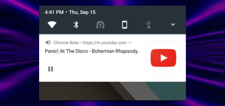 YouTube bakground play on Android