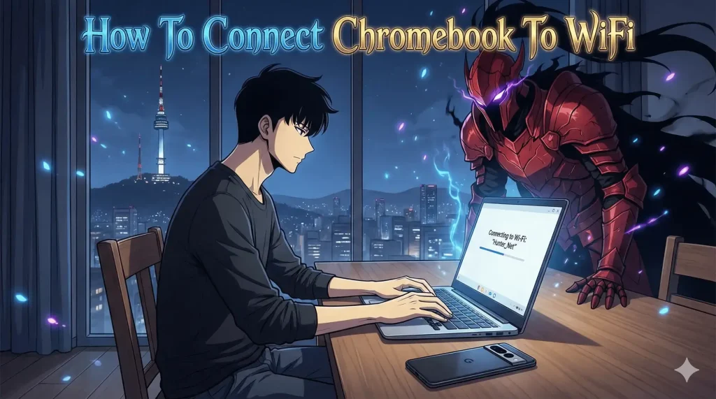 Jin woo connecting to wifi Jin woo connecting to wifi