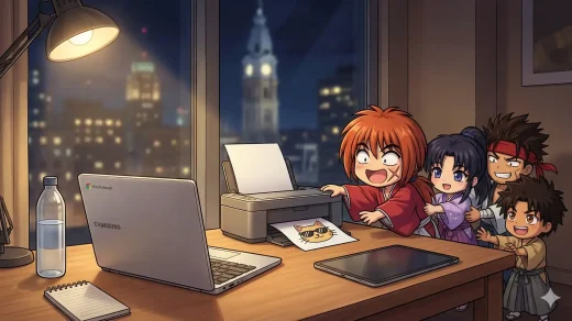 Kenshin printing chromebook