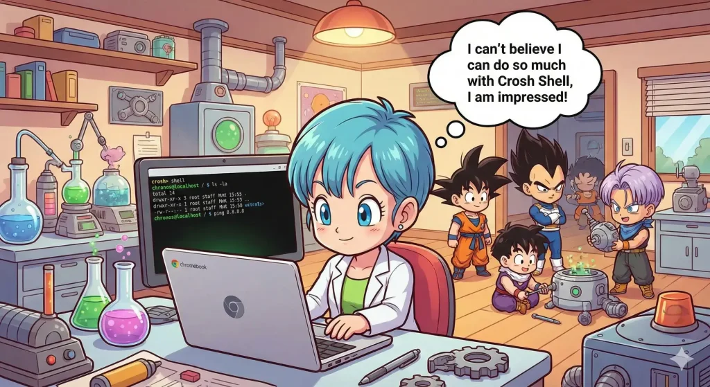 Bulma using chrosh shell