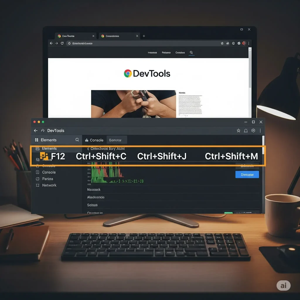 Devtools chrome browser cheat sheet