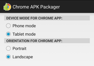 Download APK Packager on Chromebook