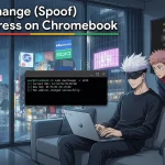 Gojo using chromebook to change mac address