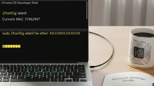 How to change mac address chromeos