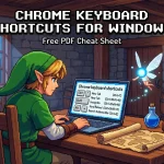 Link using chrome shortcuts on windows pc