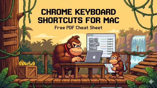 Monkey using chromebook shortcuts