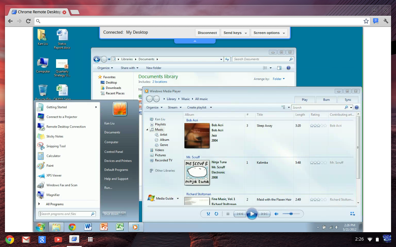 Screen Sharing Apps - Chrome Remote Desktop