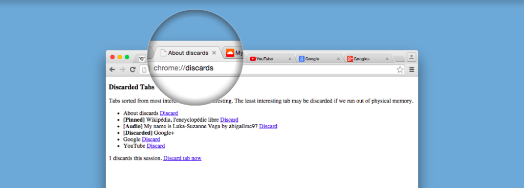 Discard Tabs Screenshot