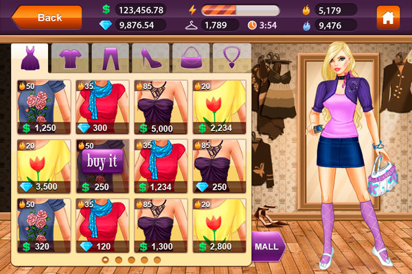 Play ladypopular game styles