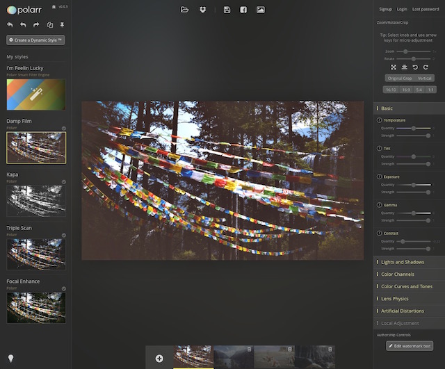 Polarr photo editor 2 on chromebook