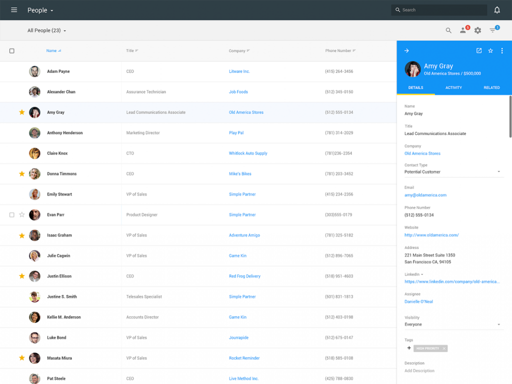 ProsperWorks CRM Contact List Download Copper CRM for Chrome Chrome Geek