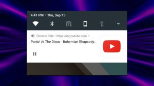 YouTube bakground play on Android