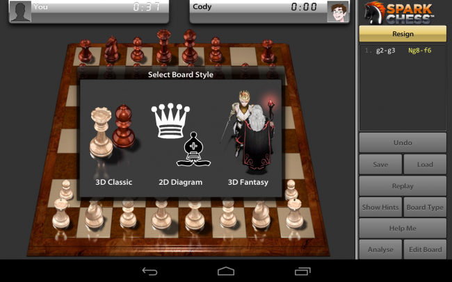 Sparkchess game online