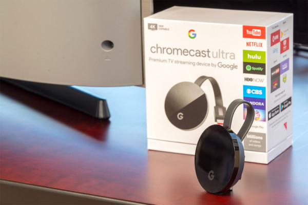 Chromecast ultra 2017 box