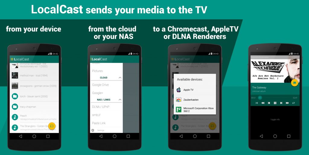 Localcast for android