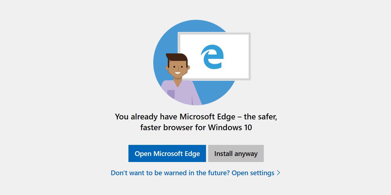 Windows 10 chrome warning 1