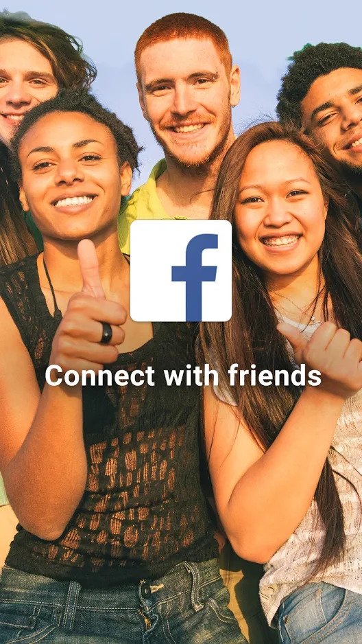 Facebook lite connect with friends