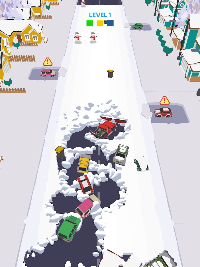 Plow snow game