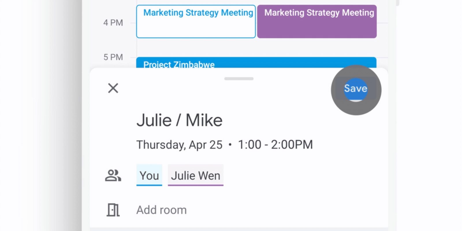 [Update Rolling out] Google Calendar bottom sheet for creating events