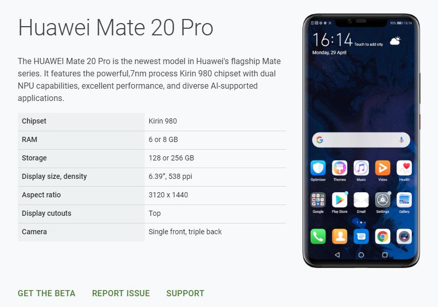 Huawei back in android q beta testing program 526243 2