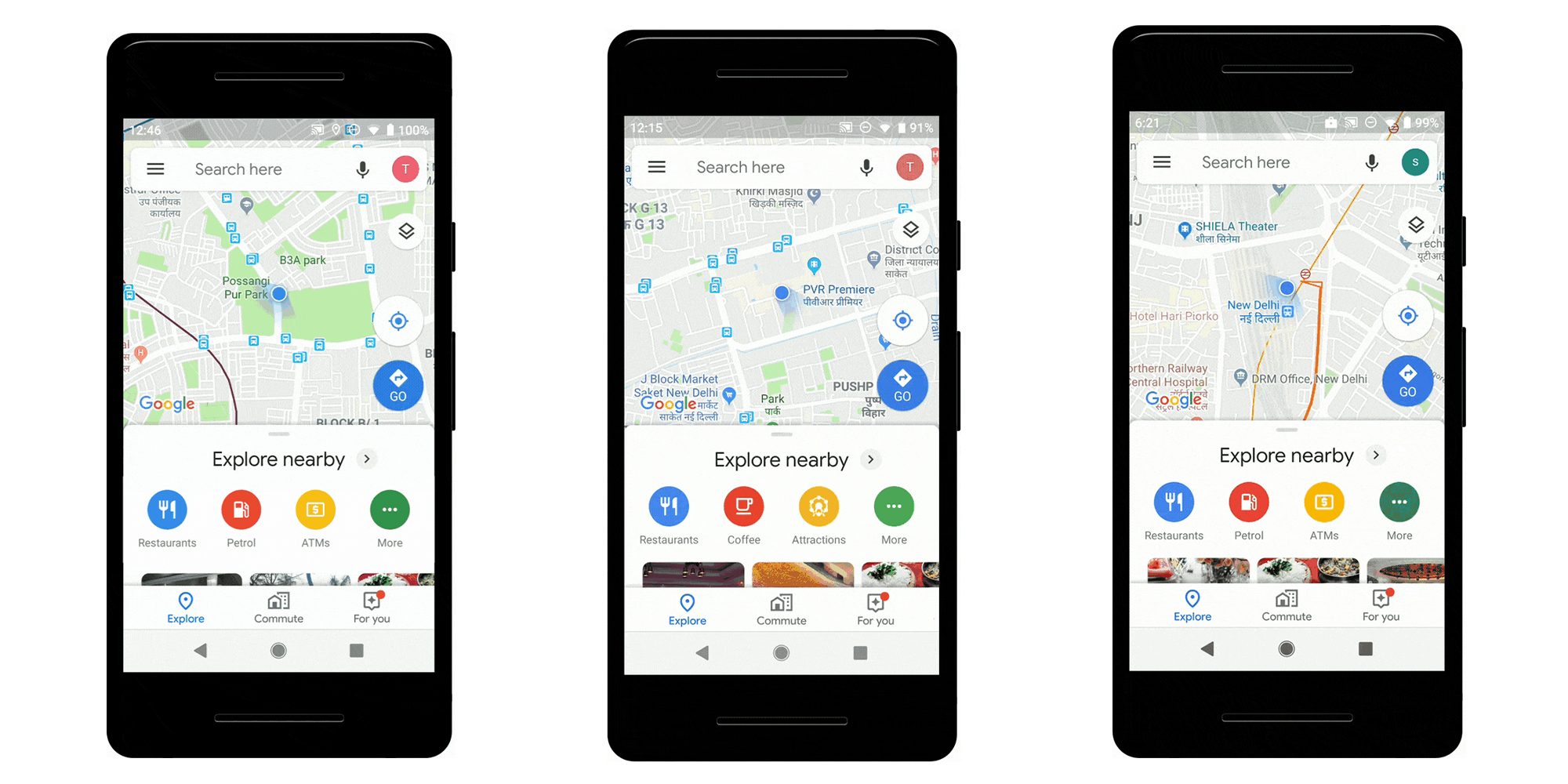 Google maps in india