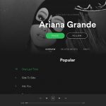 Ariana grande spotify chromebook