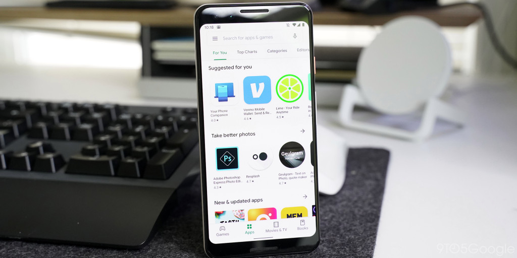 Play store redesign 1
