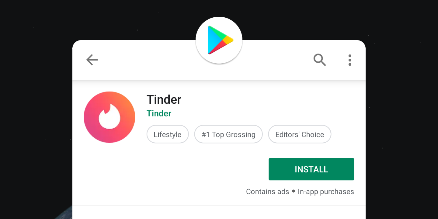 Google play tinder payment