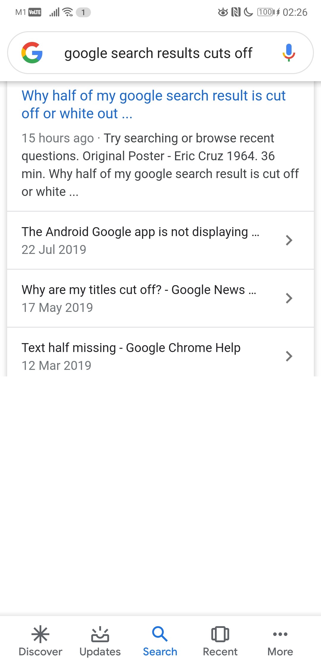 Google confirms bug breaking down google search on android 526845 2