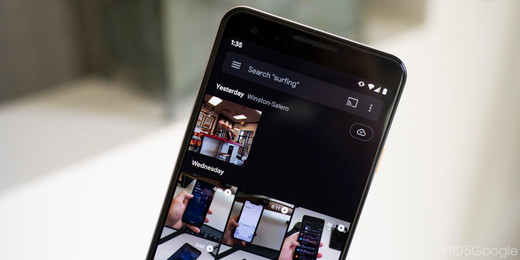 Google photos dark mode 1
