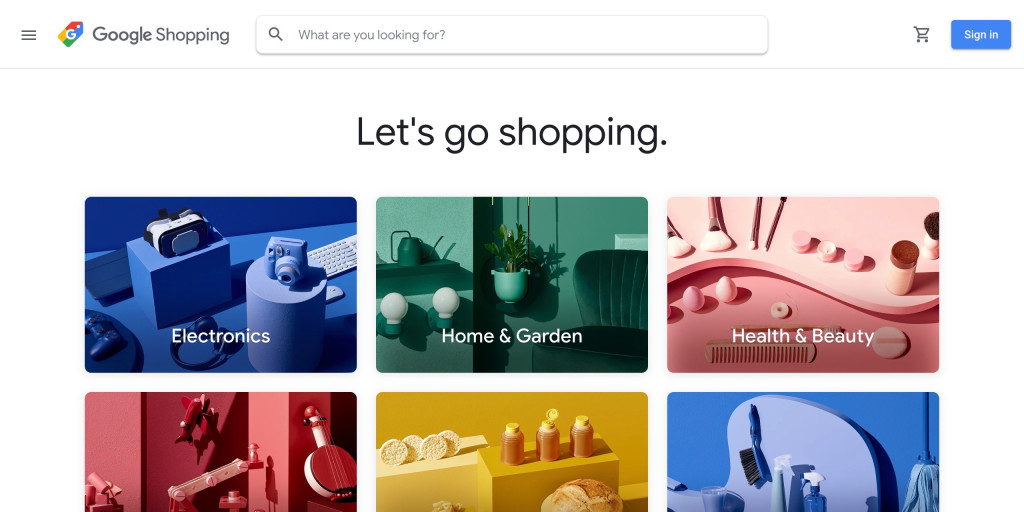 New google shopping cover