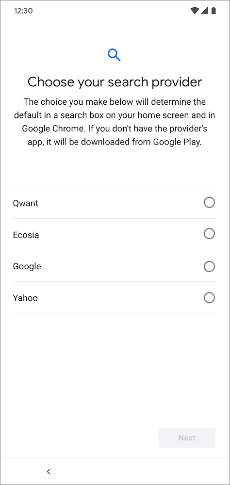 Google will let others use the default android search widget 526927 2