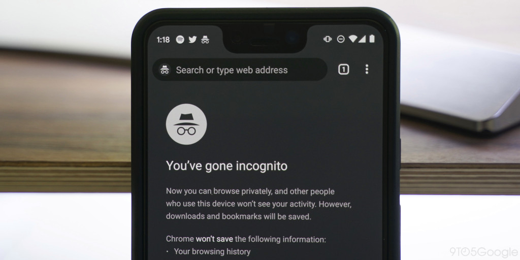 Google chrome incognito 1