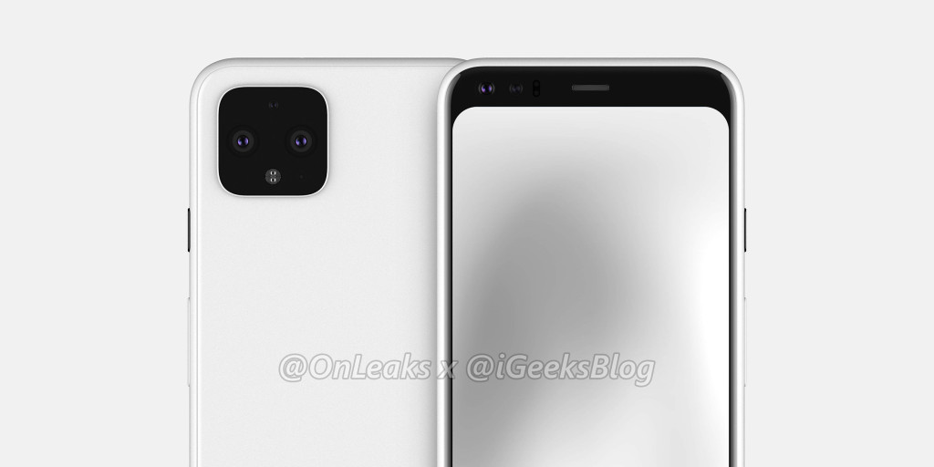 Pixel 4 onleaks forehead