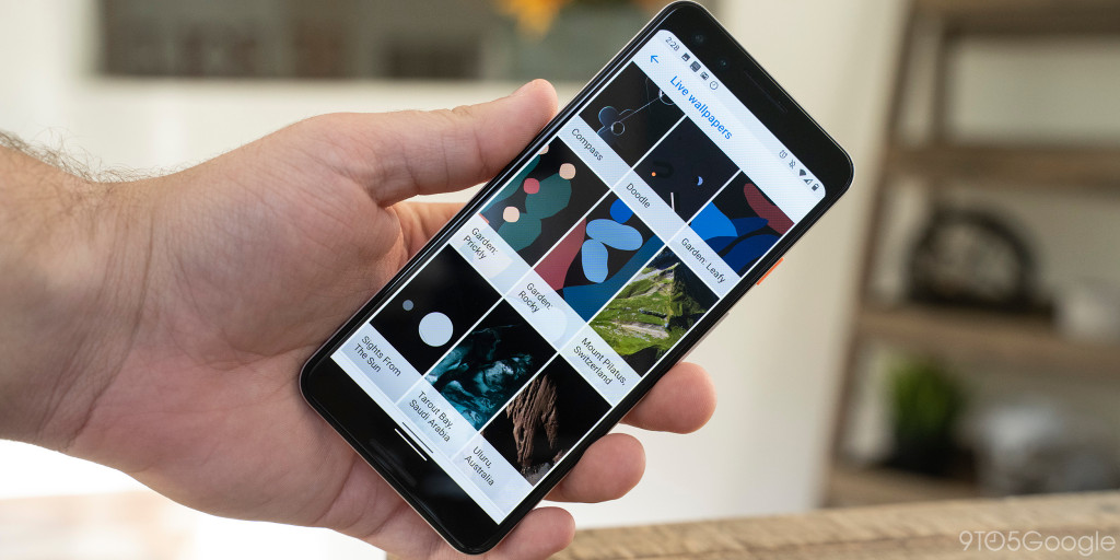 Pixel 4 live wallpapers preview