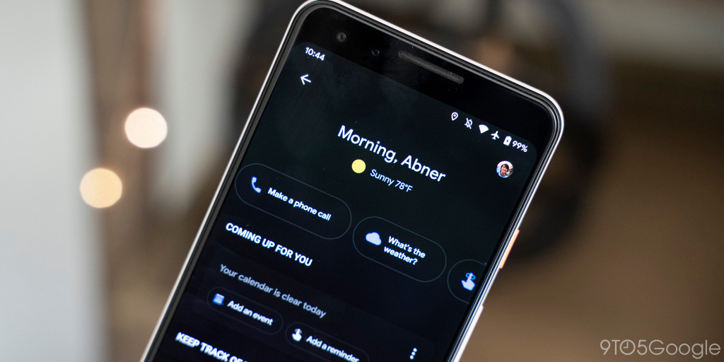 Google assistant updates dark theme 1