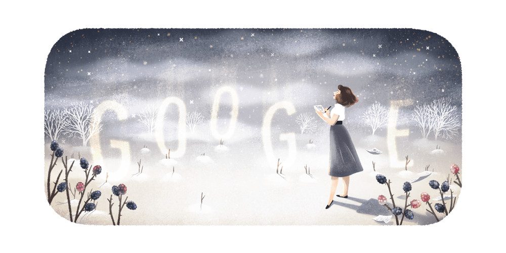 Sylvia plath doodle header