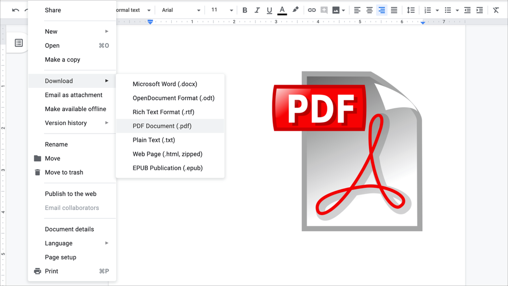 Pdfingoogledocs