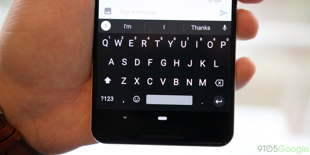 Gboard dark mode 1