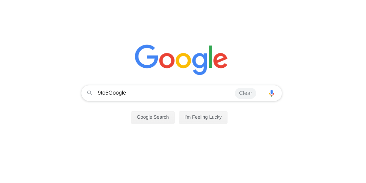 Google search clear button 1