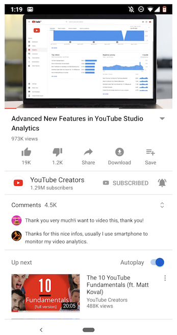 Google working on facelift for youtube on android 528084 2