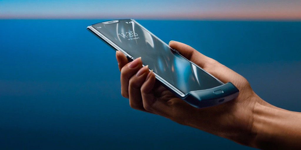 Motorola razr android foldable cover