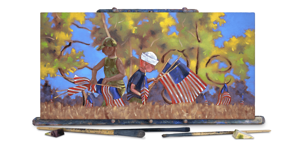 Veterans day 2019 doodle