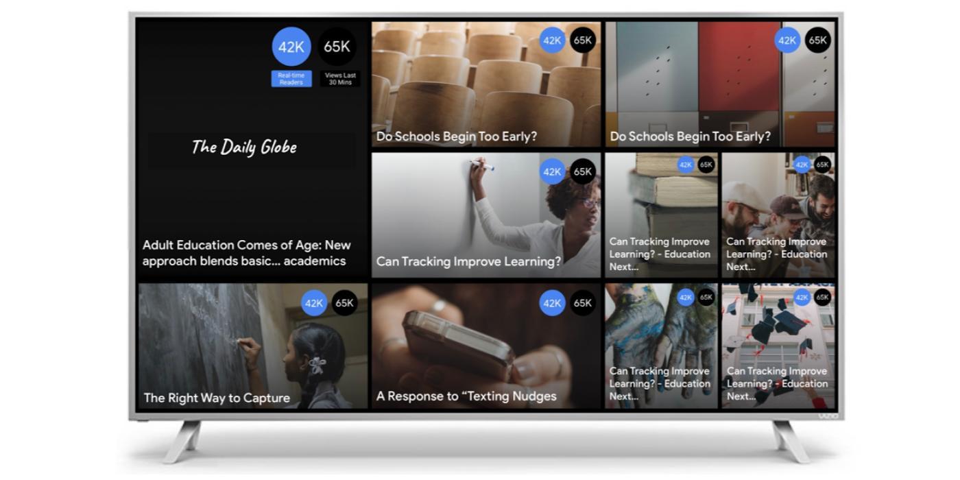 Google real time news dashboard