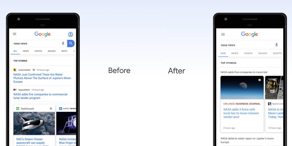 Google smarter top stories cover