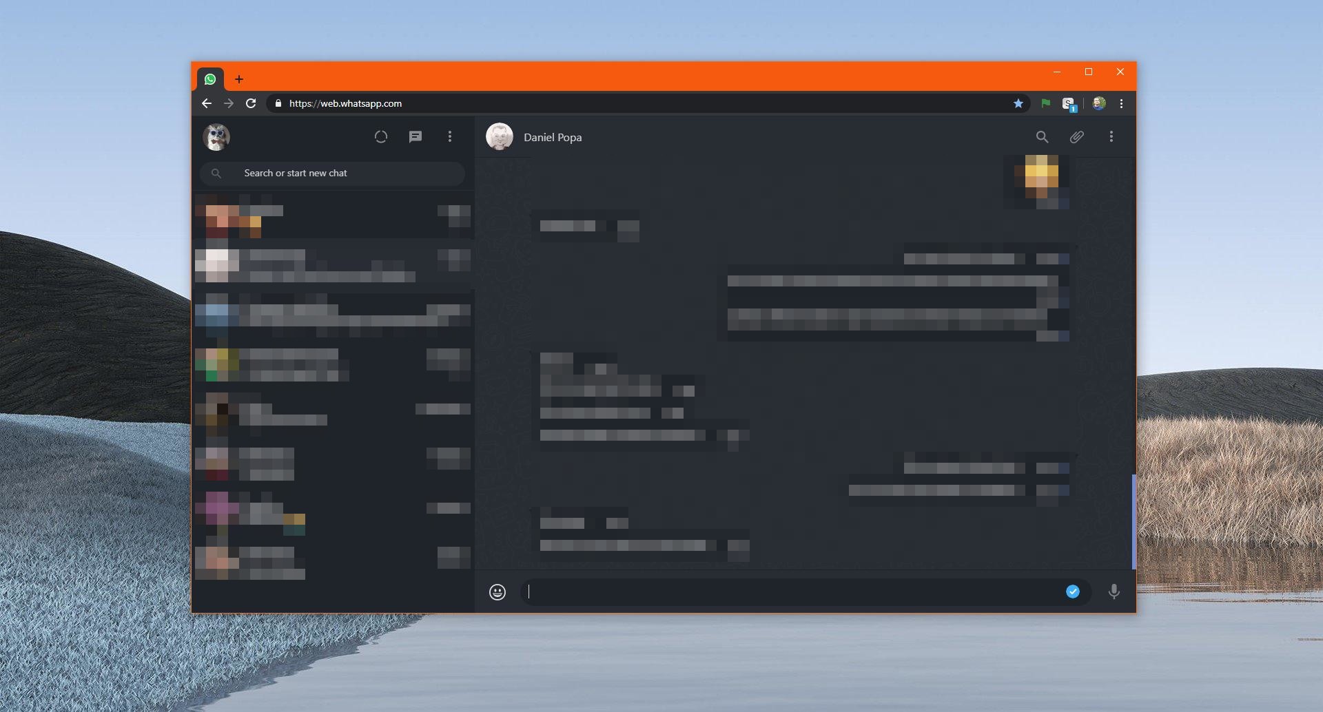 How to use a dark mode in whatsapp web google chrome and firefox 528586 2