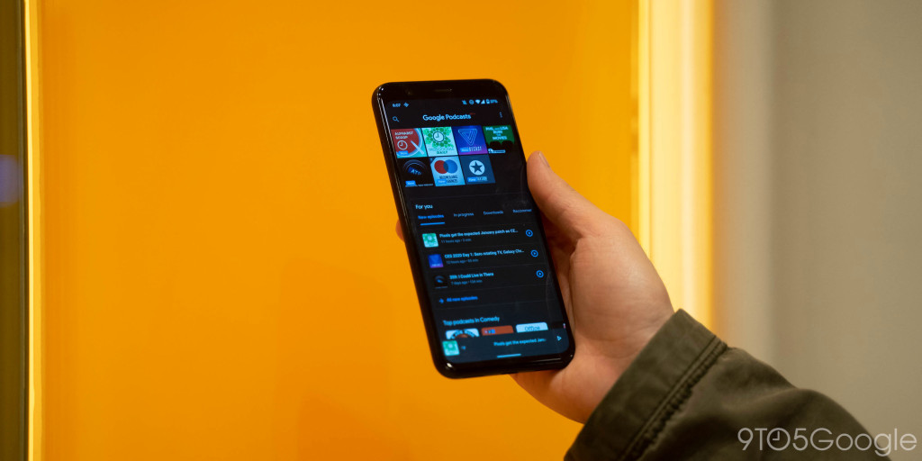 Google pixel 4 podcasts