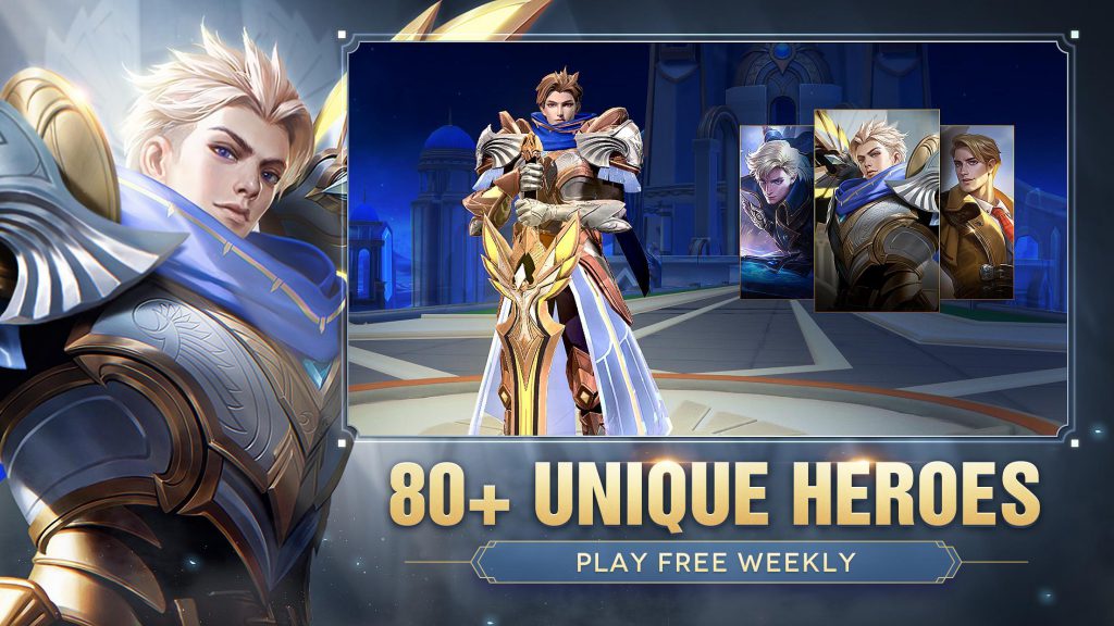 Choose heroes mobile legends game