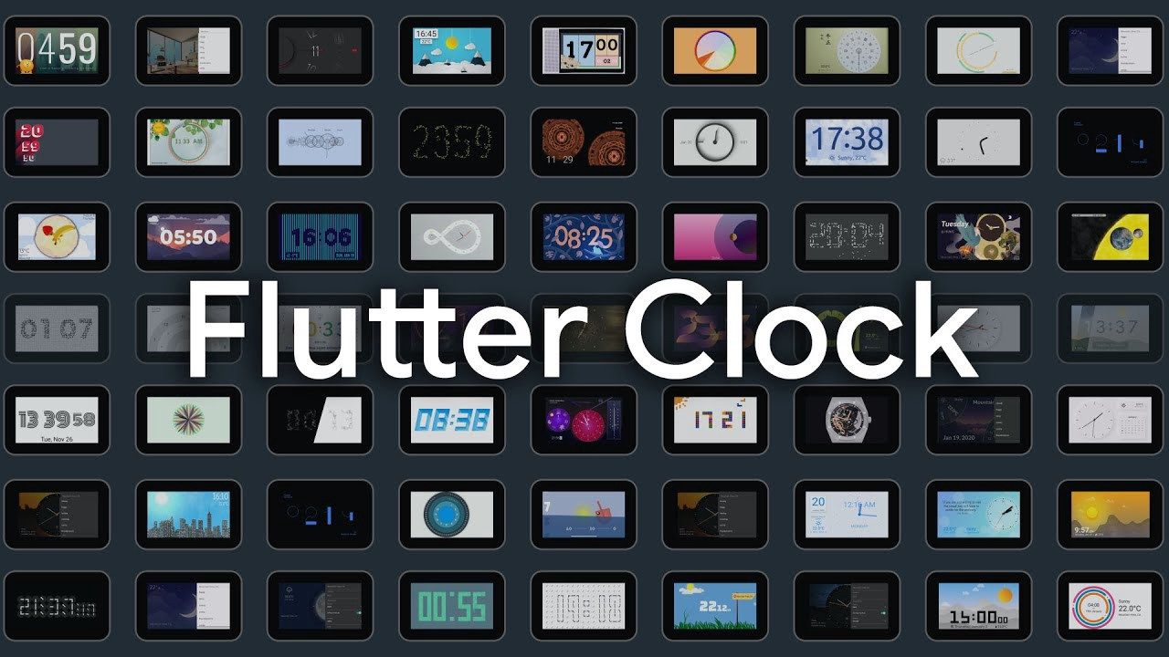 Flutter clock contest